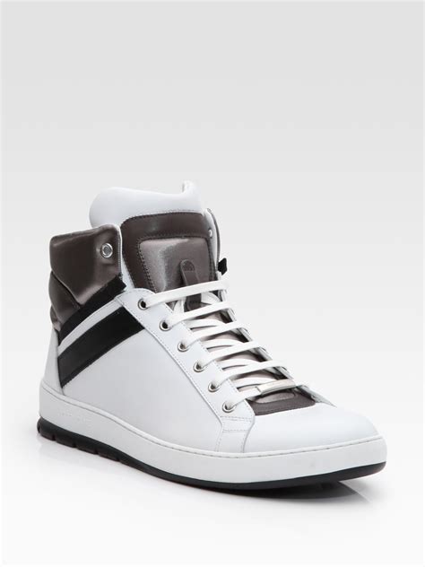 dior heidi era 2007 white leather b54 hi-tops|YOUR GUIDE TO DIOR HOMME SNEAKERS .